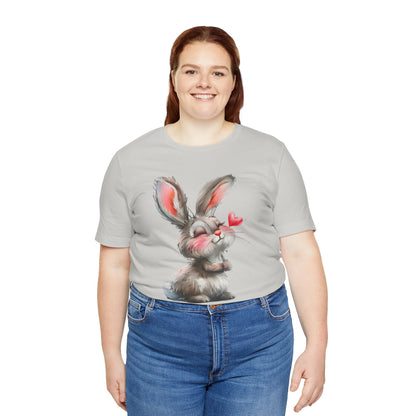 Love Bunny With a Heart T-shirt desing