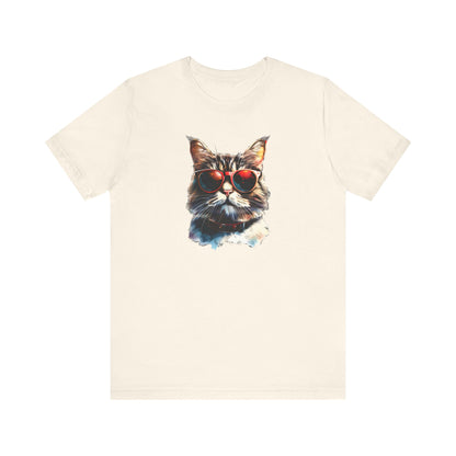 Cool cat in sunglasses t-shirt design