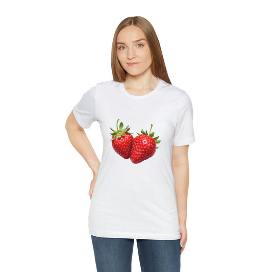 Sweet fruits collection: Pair of Ripe Strawberries