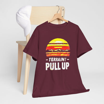 "Terrain! Pull Up Emergency Aviation Callout" Graphic T-shirt