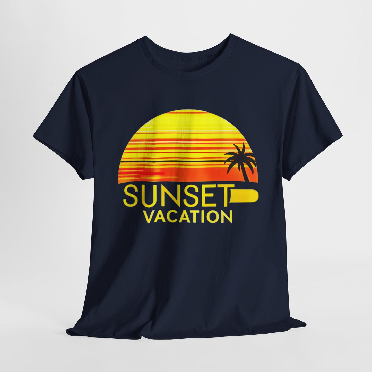 Bright Contrast Sunset T-Shirt – Vibrant Color Graphic Tee for Bold Style! Designer's choice!