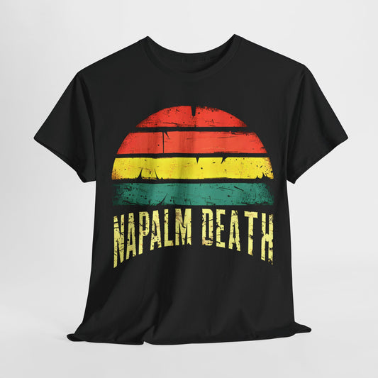 Napalm Death Sunset T-shirt – Bold Graphic Tee Inspired by Heavy Metal