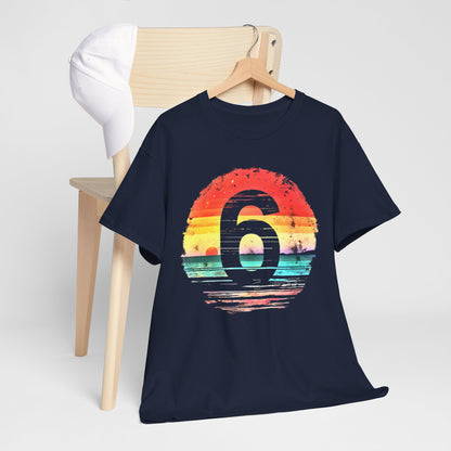 "Number 6 Graphic T-Shirt – Premium Cotton, Stylish & Comfortable Casual Wear for All"