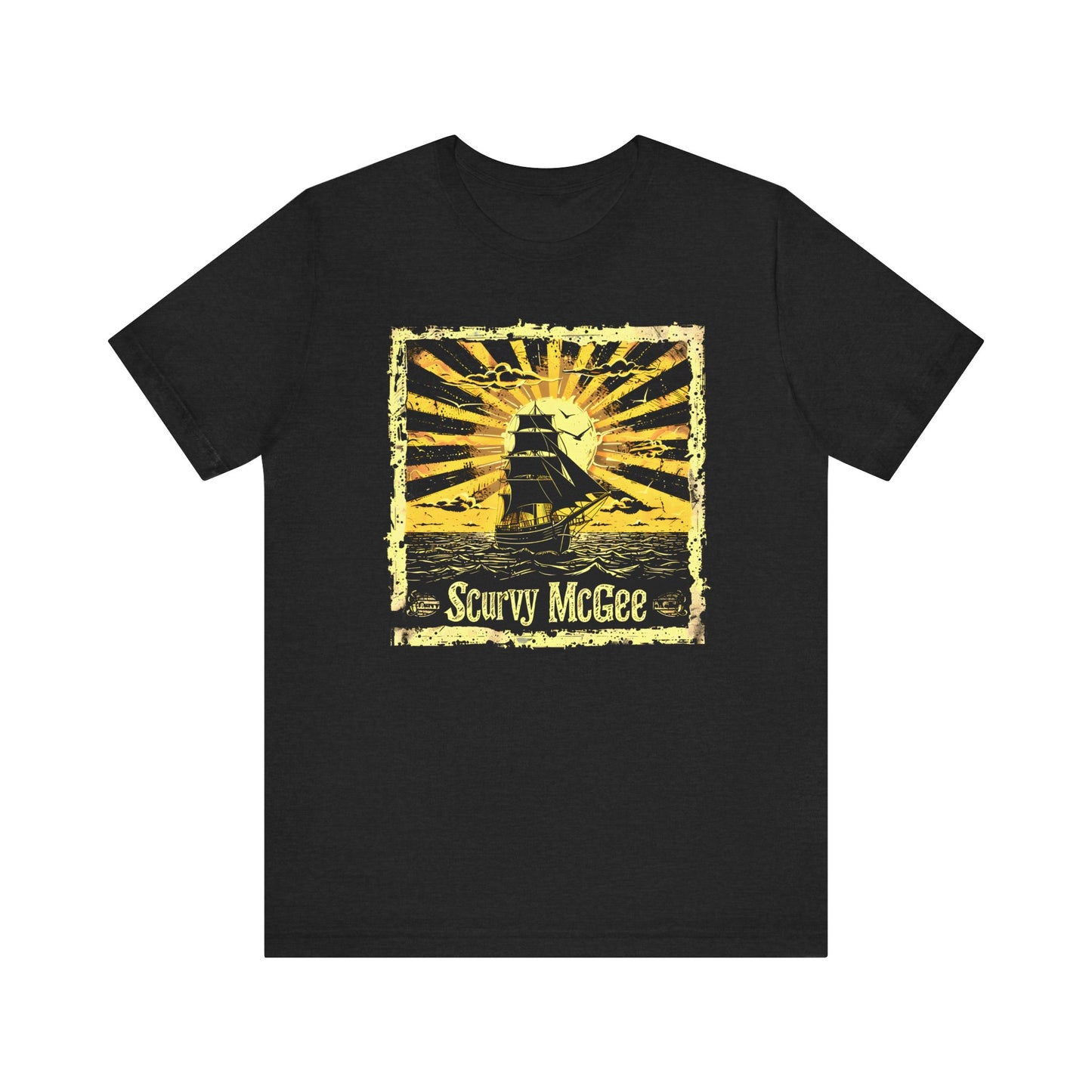 Copy of Cool Scurvy McGee Old Maritime Sailor and Pirate T-shirt. Best present for boating fanatics