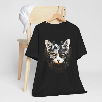 Black Cat Look T-shirt design