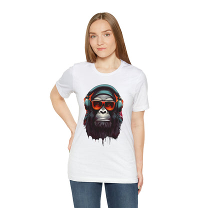 Apes design collection: Funky Gorilla in headphones