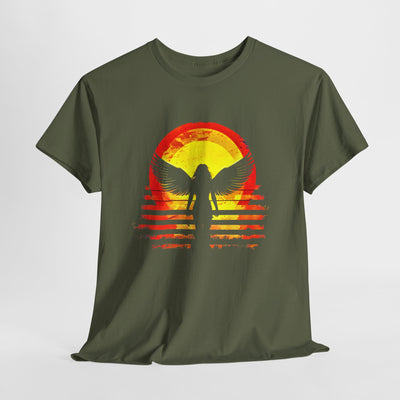 Angel Sunset T-shirt design