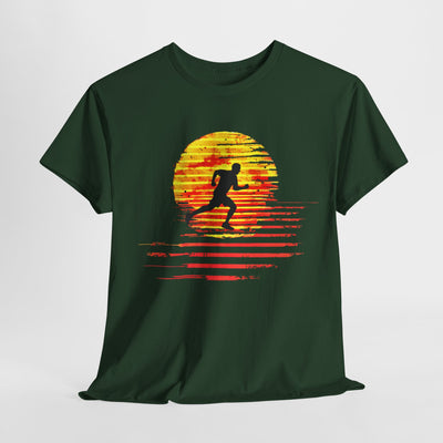 Sunset Running Man T-shirt design