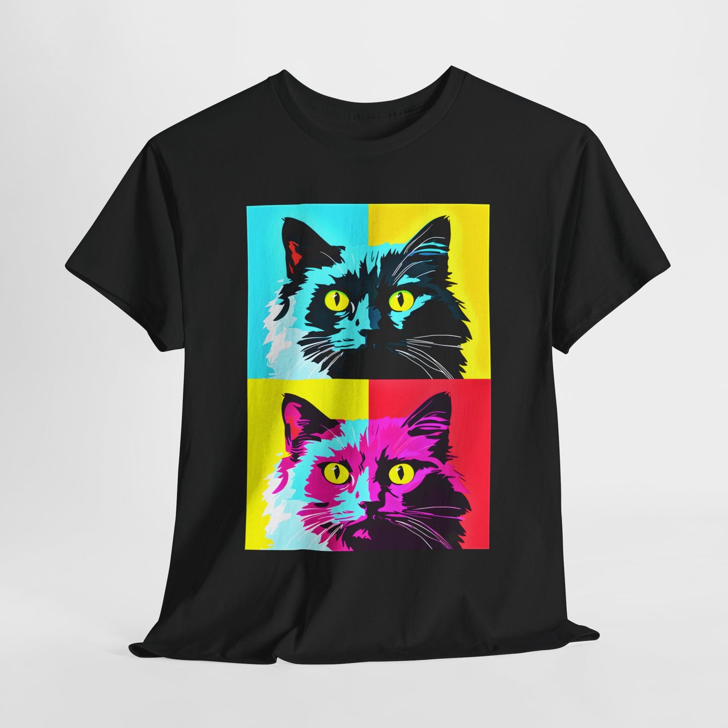 Warhol Style Pop-Art Cats T-shirt design