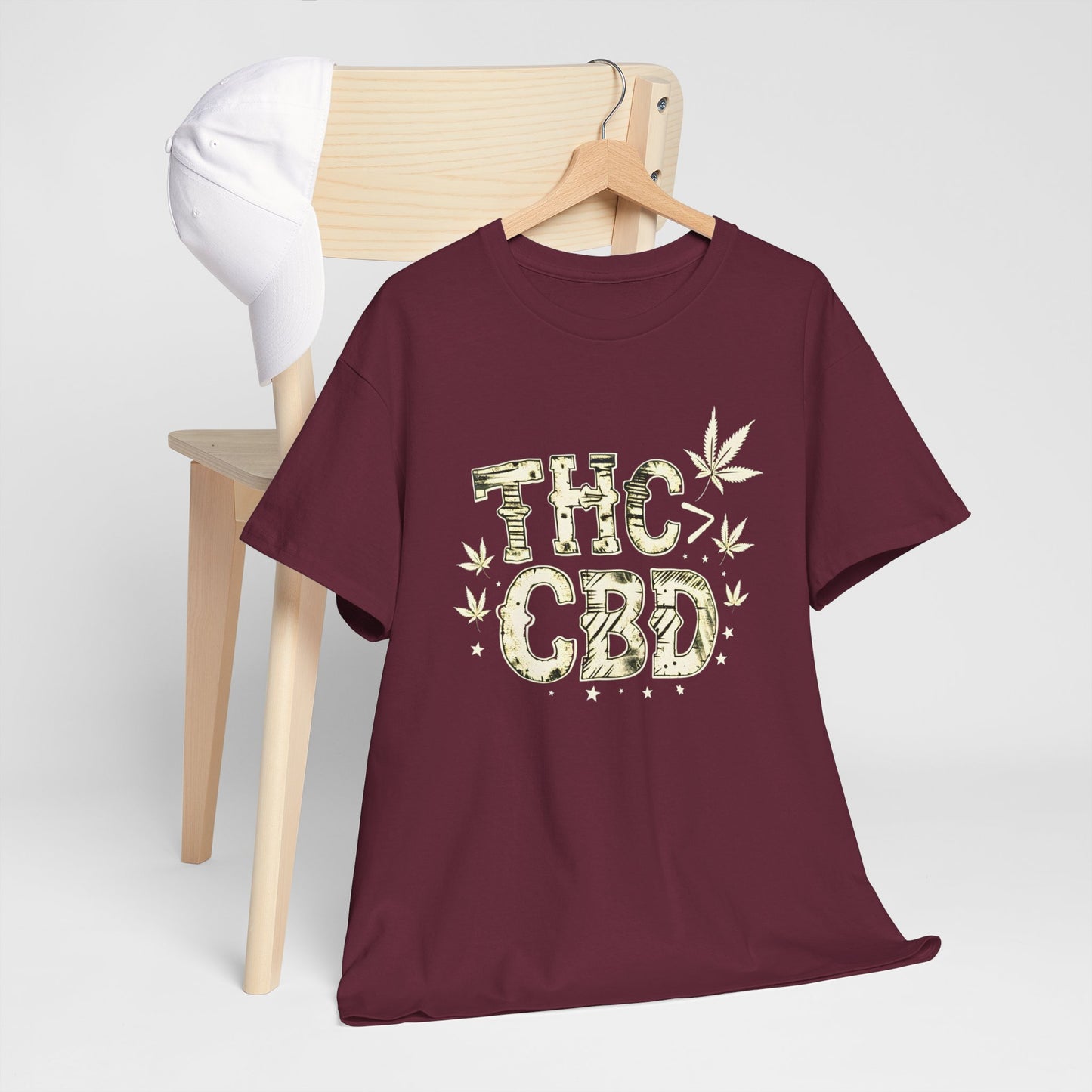 THC is Better Than CBD | 420 Adult T-Shirt | Unisex Cannabis Lovers Tee