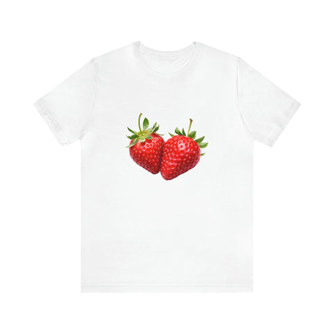 Sweet fruits collection: Pair of Ripe Strawberries