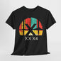 "XXX4 Sunset Graphic T-Shirt - Retro Vibes, Summer Style"