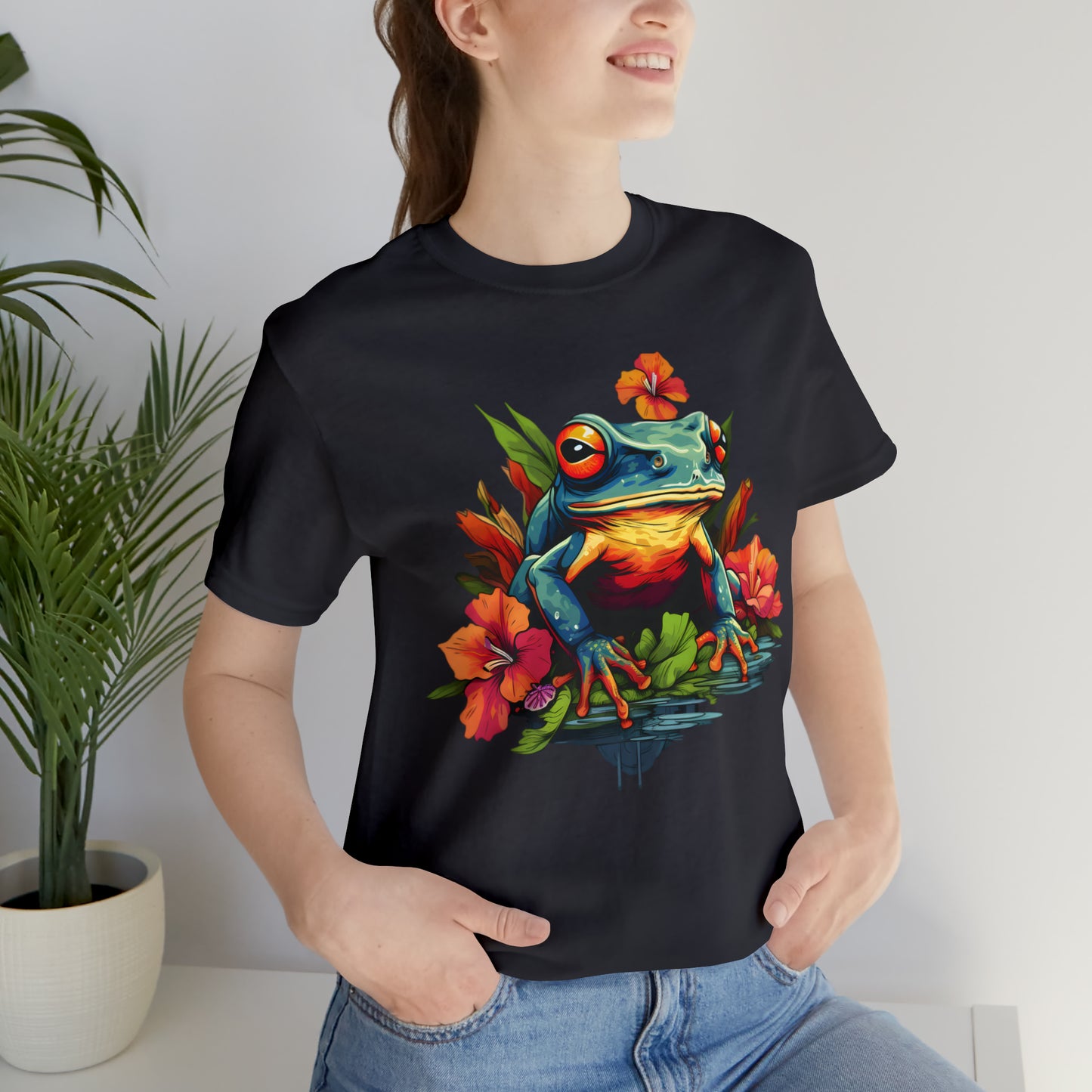 Super frogs collection | Dart frog in flowers