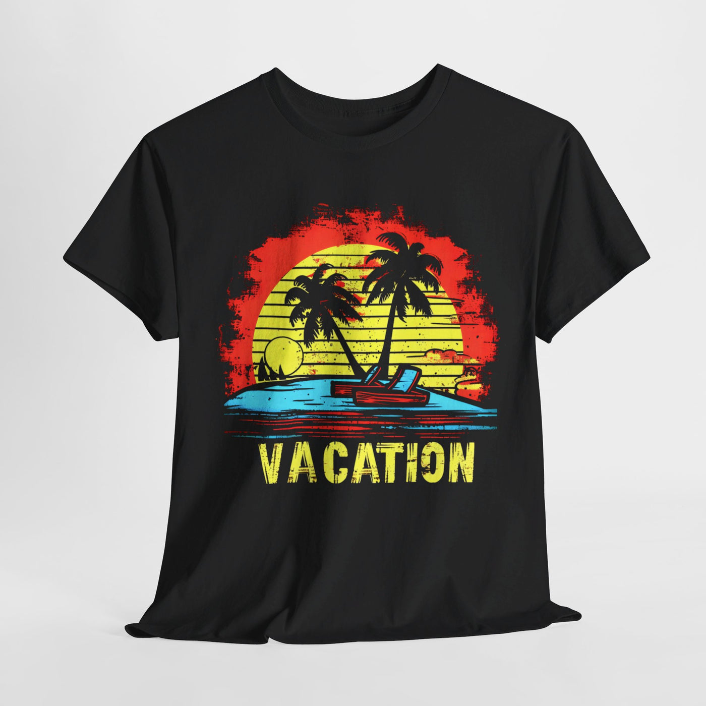 Sunset Vacation Island T-Shirt – Tropical Paradise Vibes