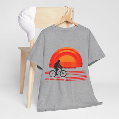 Bike Rider Sunset T-shirt design