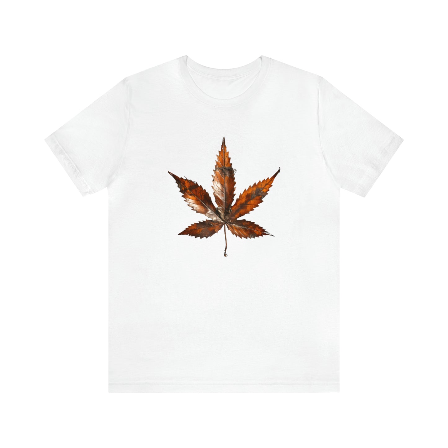 Cannabis art collection: Rusted metal cannabis leaf