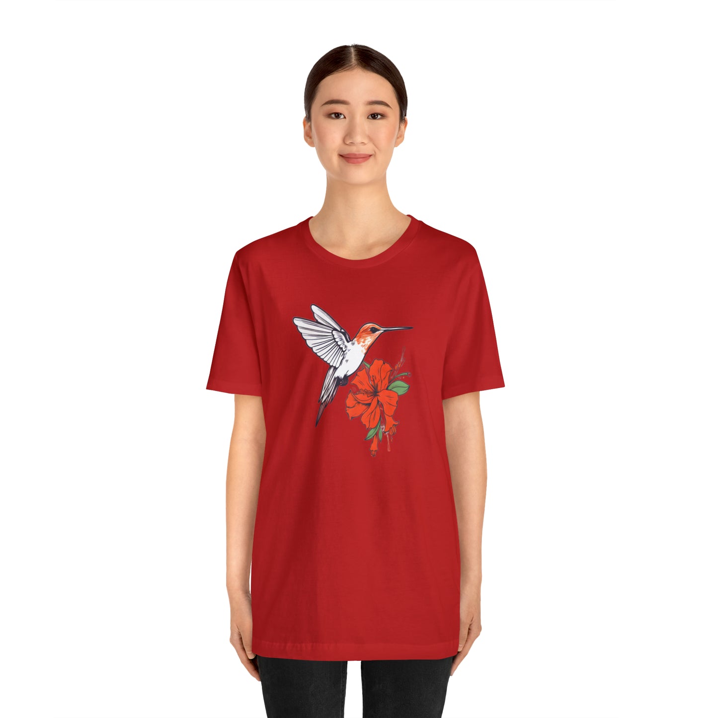 Power of birds collection: Hummingbird and flower