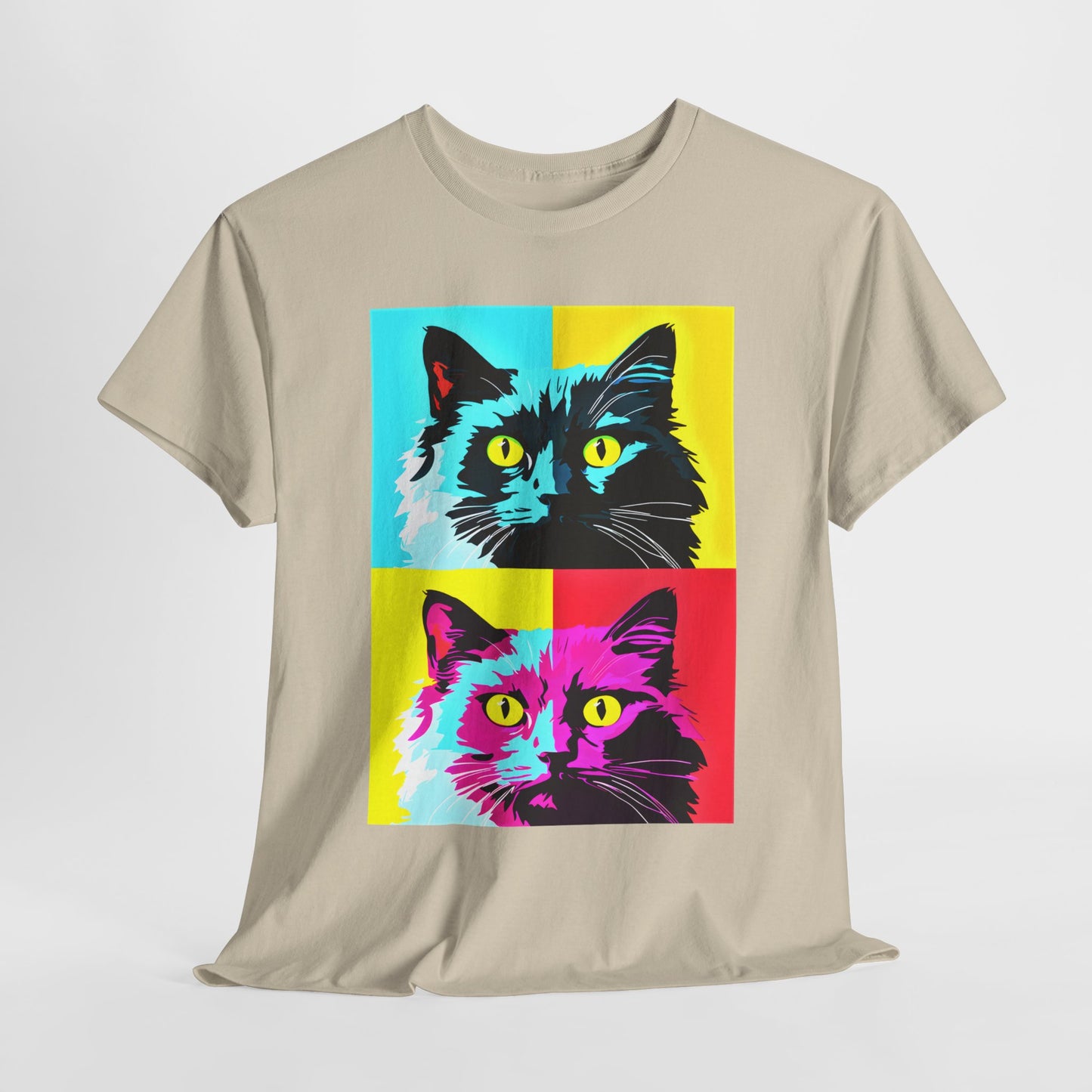 Warhol Style Pop-Art Cats T-shirt design