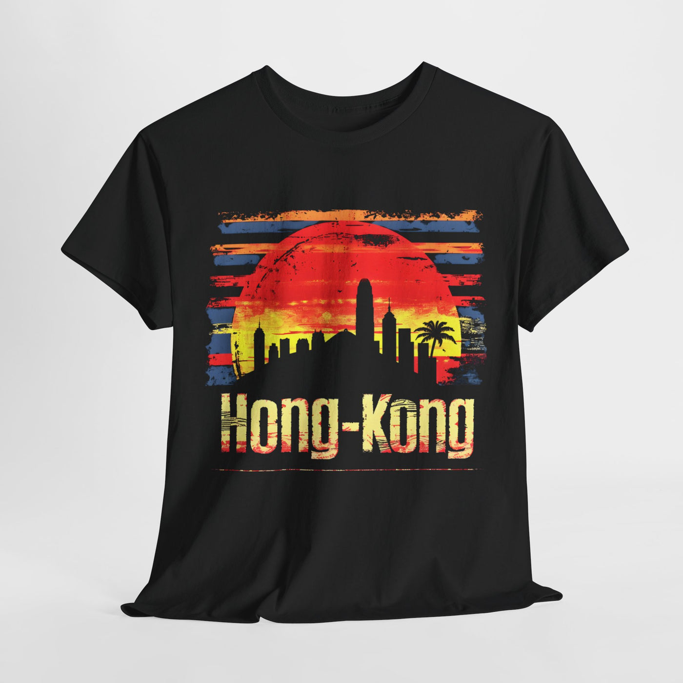 Hong Kong Skyline T-shirt – Iconic Tourist Destination Souvenir Tee