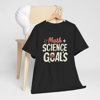 Math Life Goals STEM T-Shirt | Unisex Mathematics Enthusiast Tee | Educational Math Design