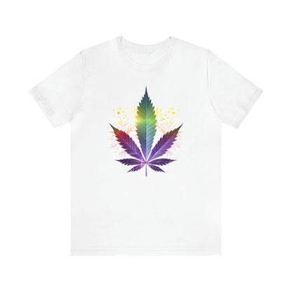 Cannabis art collection: Rainbow cannabis leaf