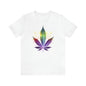 Cannabis art collection: Rainbow cannabis leaf