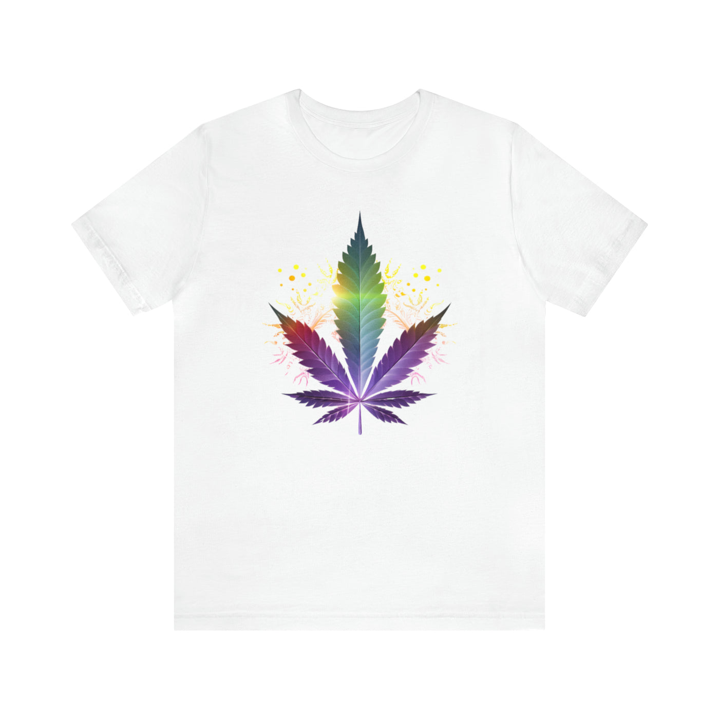 Cannabis art collection: Rainbow cannabis leaf