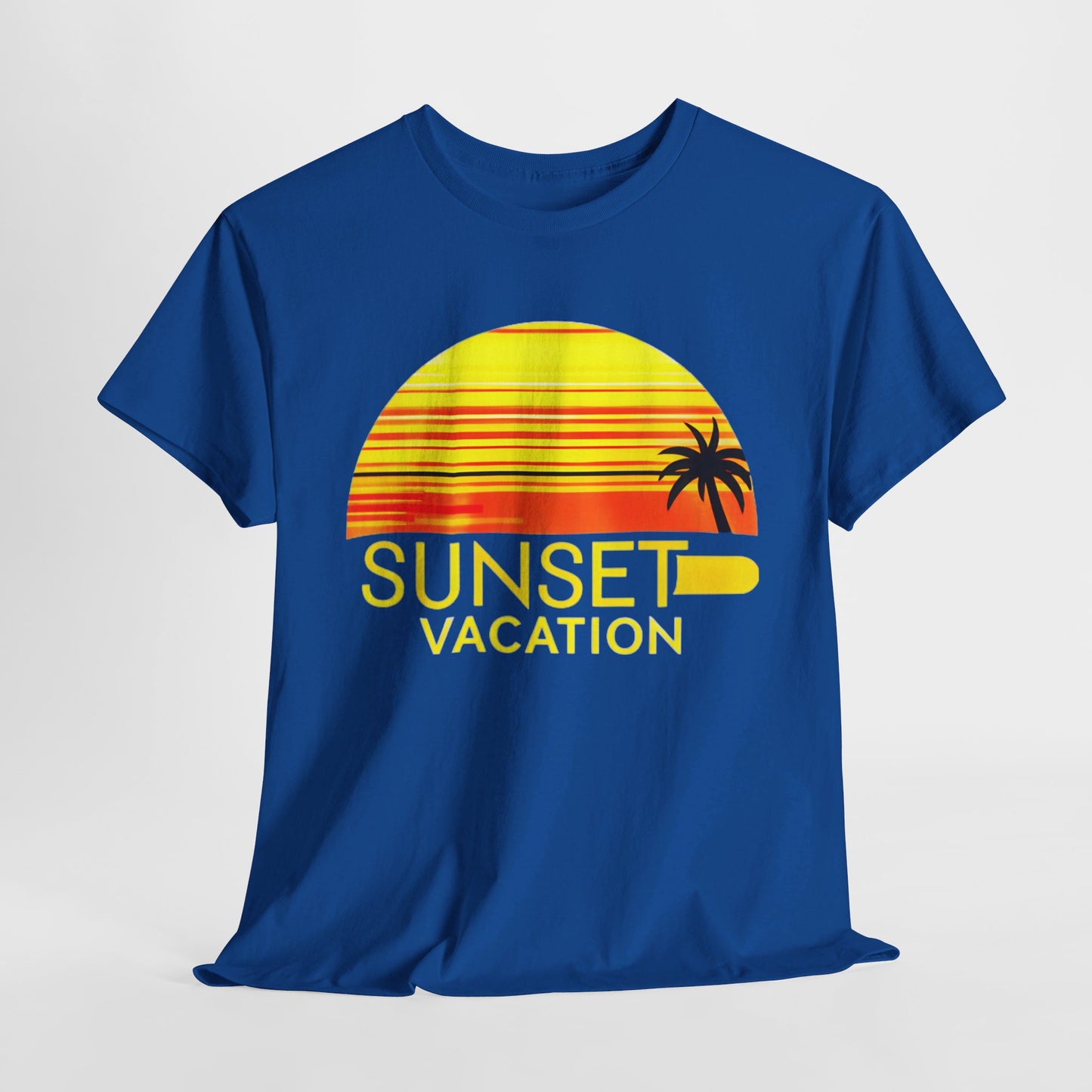 Bright Contrast Sunset T-Shirt – Vibrant Color Graphic Tee for Bold Style! Designer's choice!