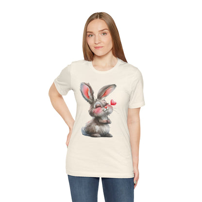 Love Bunny With a Heart T-shirt desing