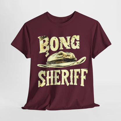 "Bong Sheriff" Adult T-Shirt Design