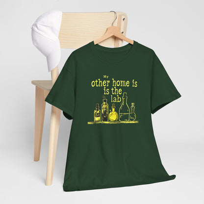 "My Other Home is the Lab! T-Shirt | Science Lover Tee | Funny Lab Apparel"