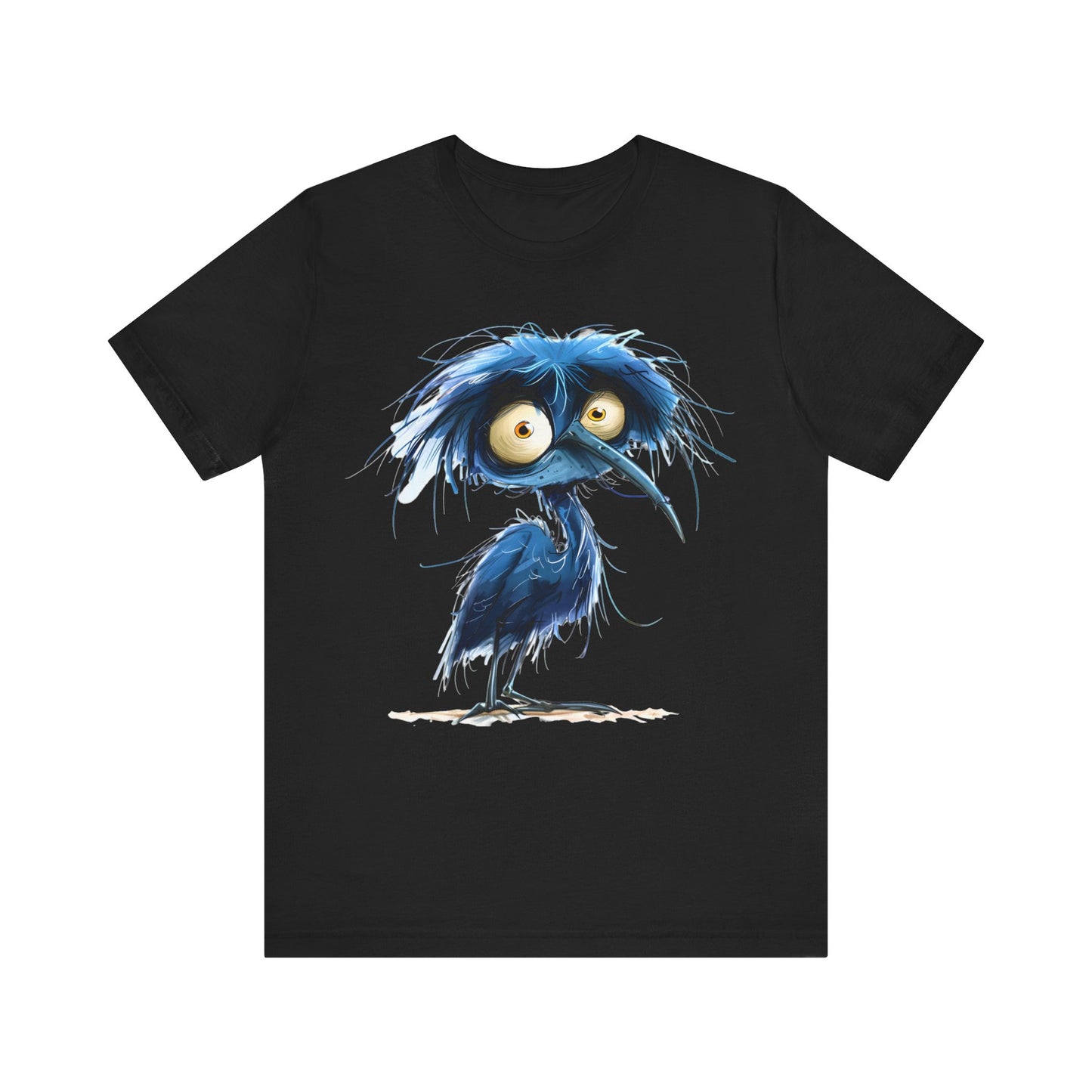 Bad hair day bird t-shirt design