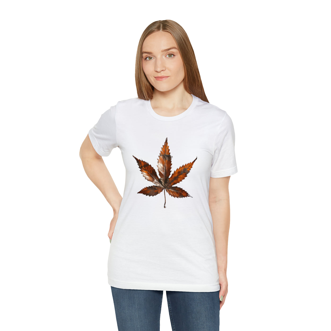 Cannabis art collection: Rusted metal cannabis leaf