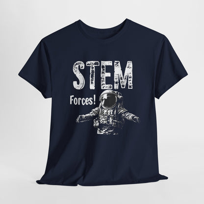 "STEM Forces: Outer Space Exploration T-Shirt | Premium Cotton Tee for Science Enthusiasts"