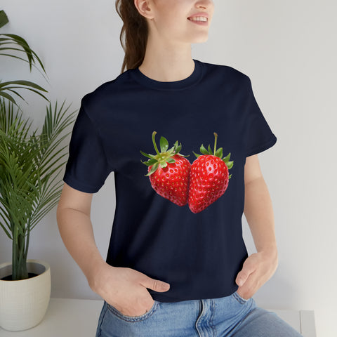 Sweet fruits collection: Pair of Ripe Strawberries