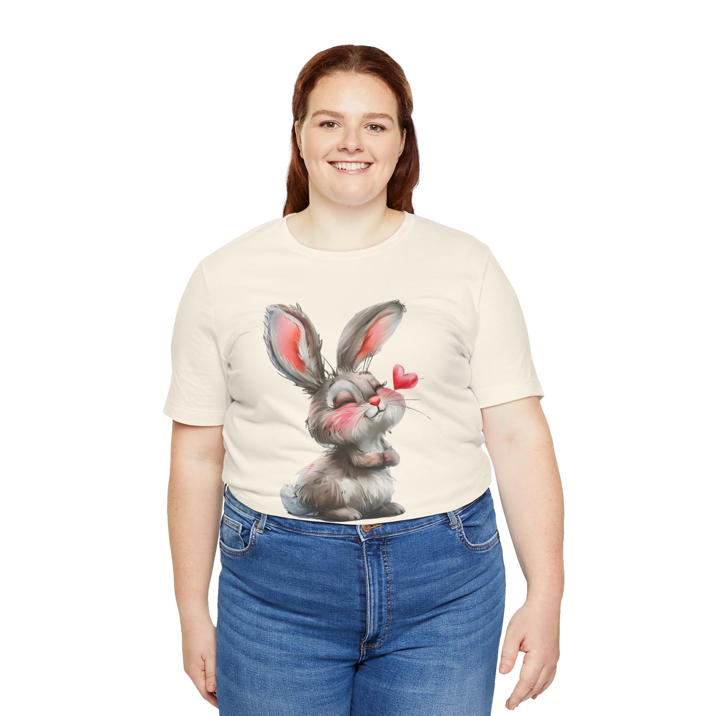 Love Bunny With a Heart T-shirt desing