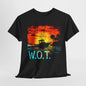 W.O.T. Palm Sunset Boating T-Shirt – Wide Open Throttle with Tropical Vibes