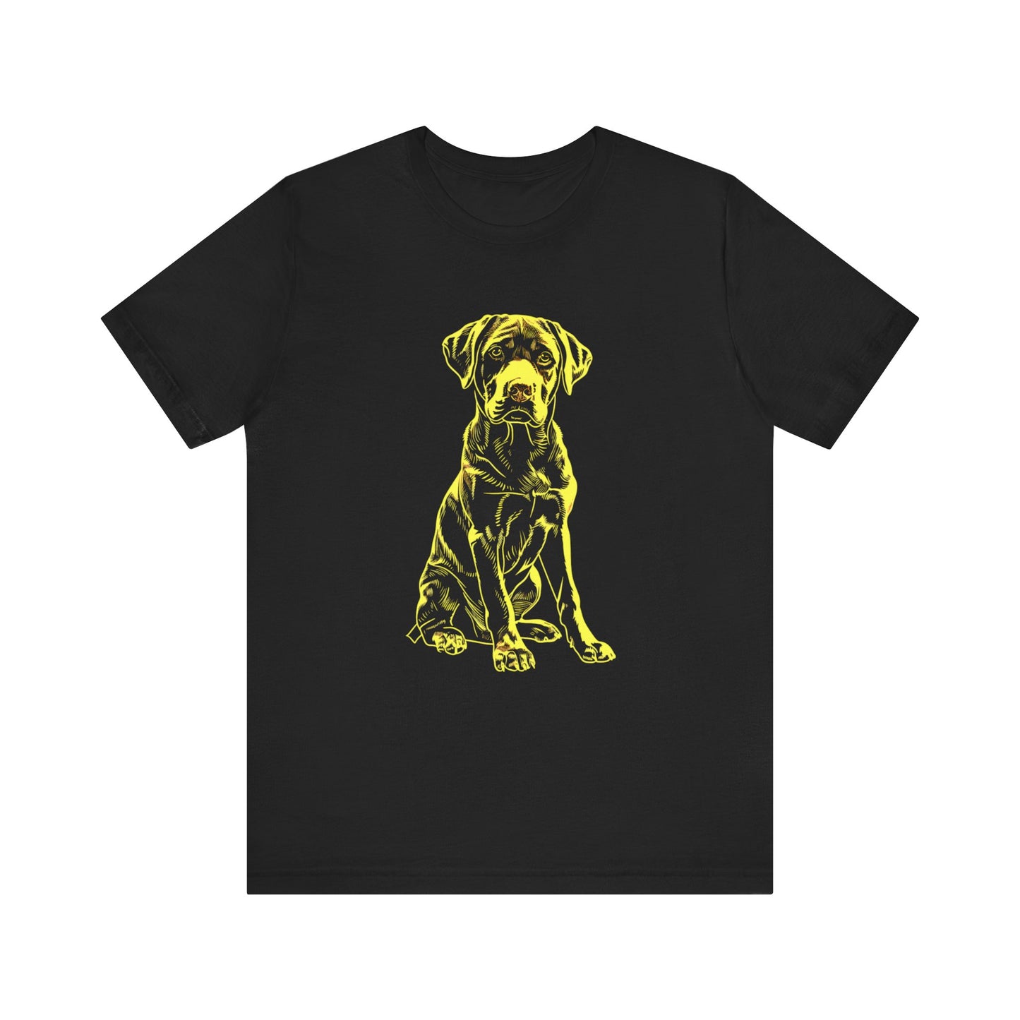 Golden Retriever Dog Line Art T-shirt design