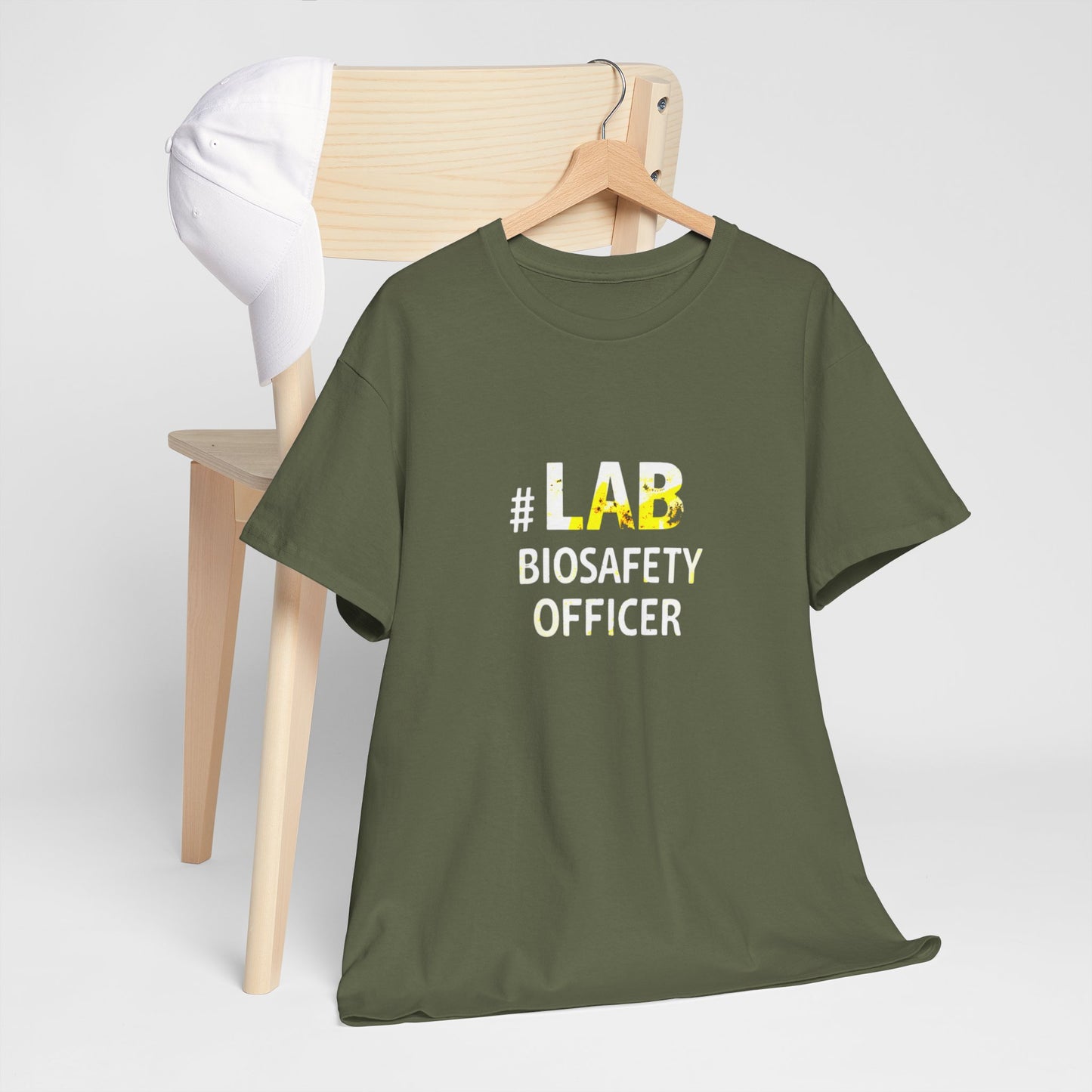 "LAB Biosafety Officer T-Shirt | Laboratory Safety Tee | Science Professional Apparel"