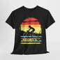 "Sunset Sport's Biking T-Shirt – Vibrant Cycling Graphic Tee for Active Riders"