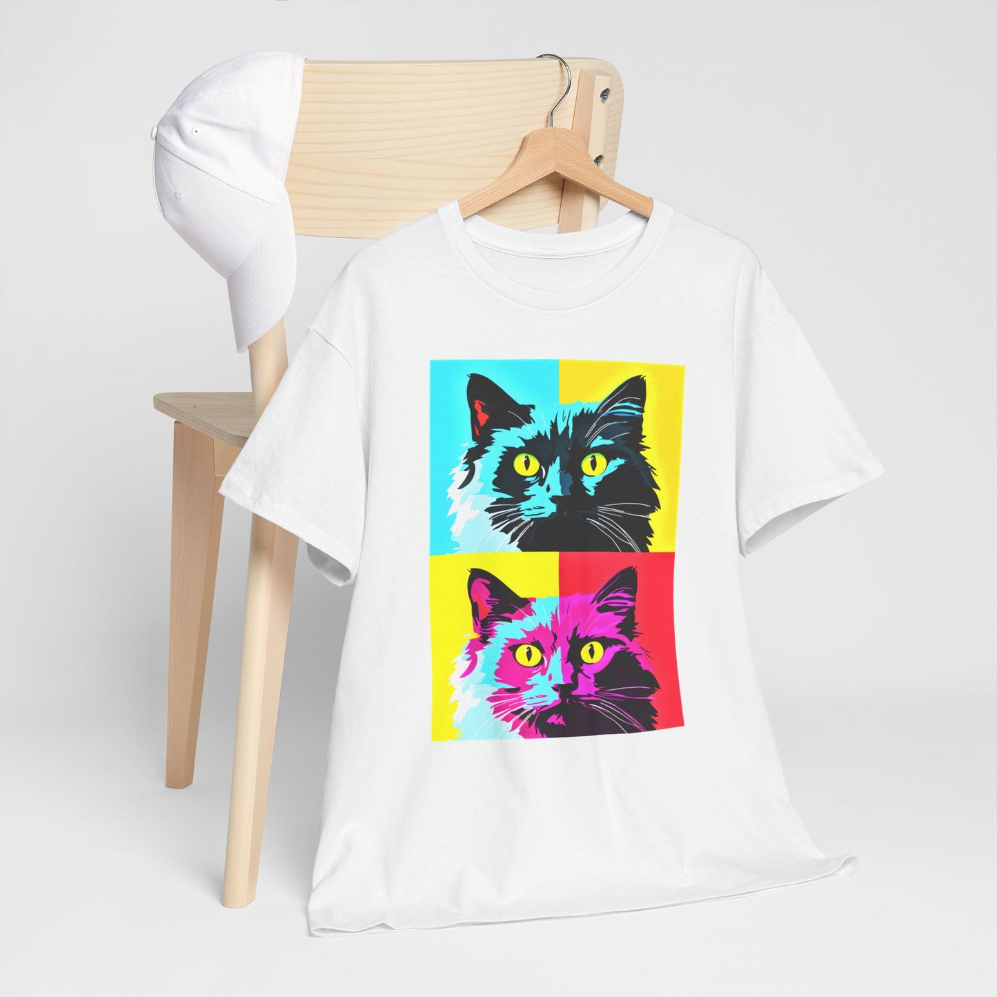 Warhol Style Pop-Art Cats T-shirt design