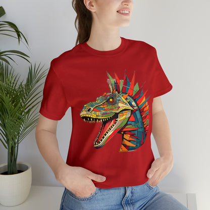 Dinosaurs collection: Colorful t-rex with spikes