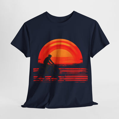 Bike Rider Sunset T-shirt design