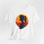 Palm Beach Sunset Girl T-shirt design