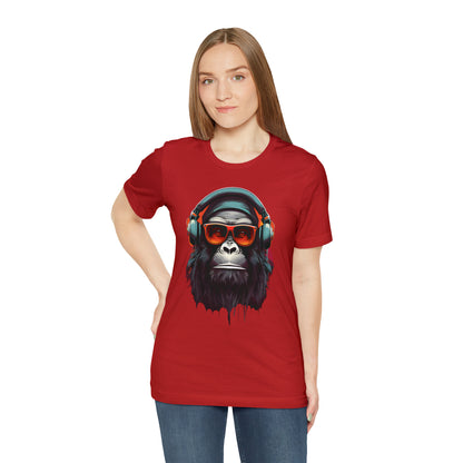 Apes design collection: Funky Gorilla in headphones