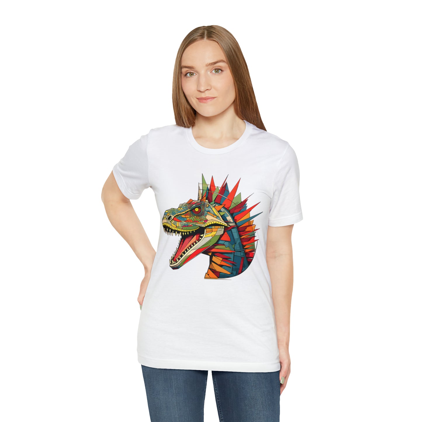 Dinosaurs collection: Colorful t-rex with spikes