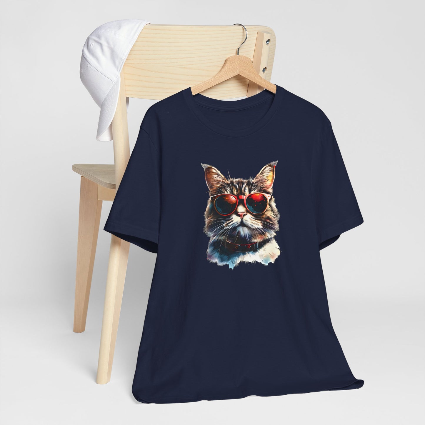 Cool cat in sunglasses t-shirt design