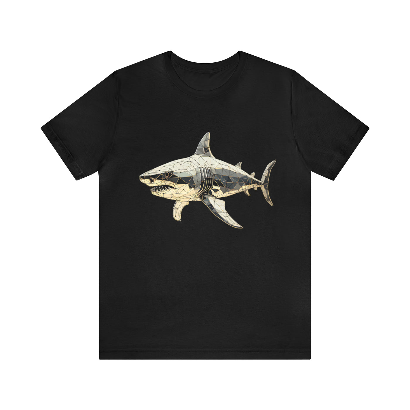 Fishy art collection: Shark triangulation design