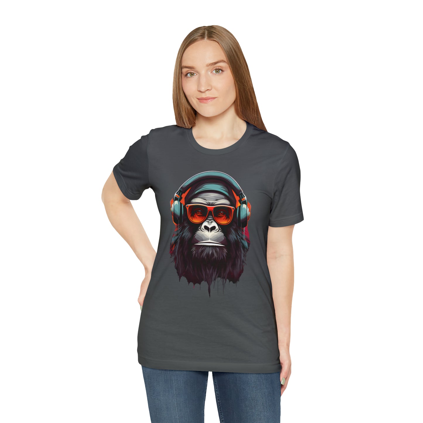 Apes design collection: Funky Gorilla in headphones