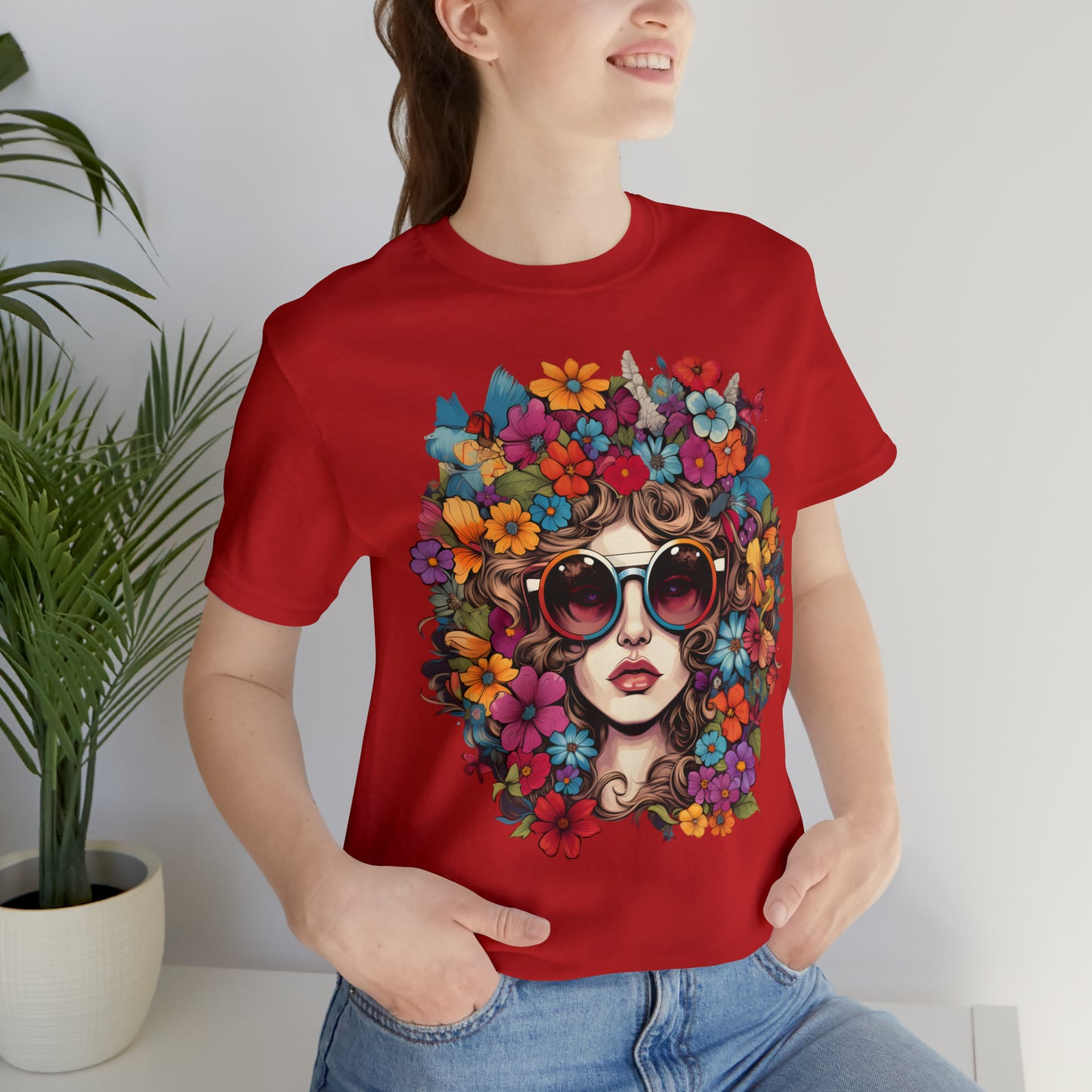 Flower power collection: Flower Power Girl Art